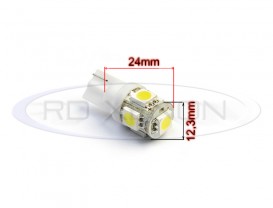 LED T10 (W5W) 5 SMD