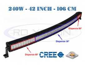 Proiector Offroad LED CREE Curbat 106cm 240W - Combo Beam